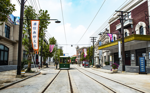 老上海街景