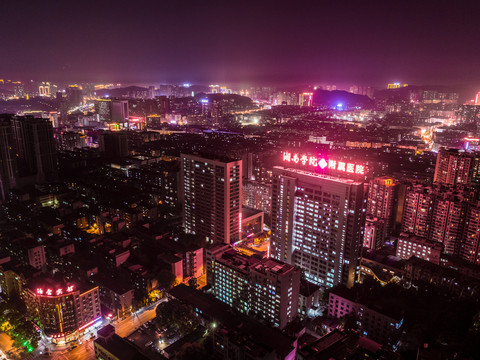 郴州城夜景