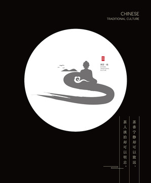 禪佛圖形