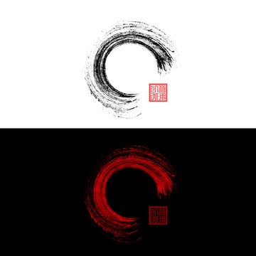 筆觸圓圈