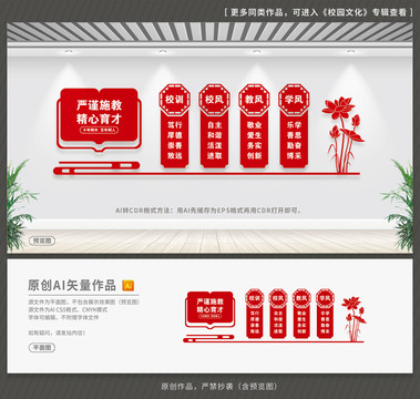 一訓(xùn)三風(fēng)文化墻