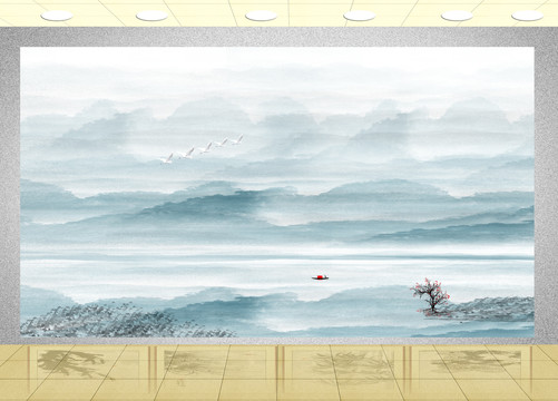 新中式山水