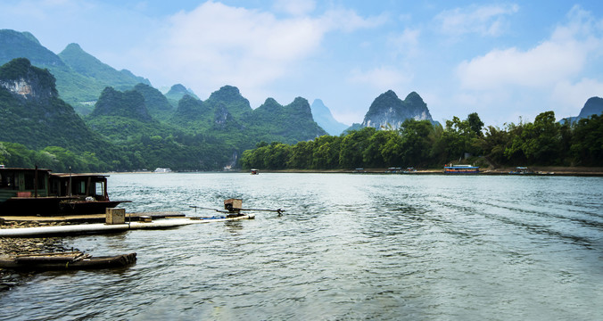 桂林山水全景