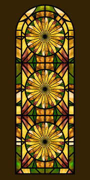 抽象教堂玻璃