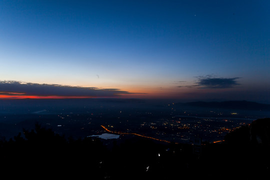 天空黄昏夕阳