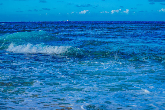 海水浪花