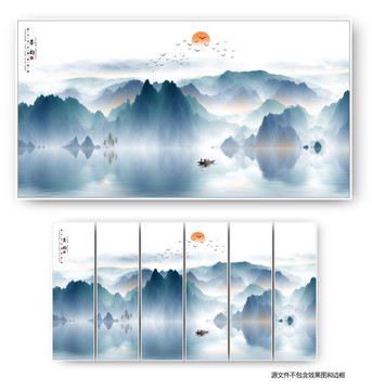 新中式裝飾畫