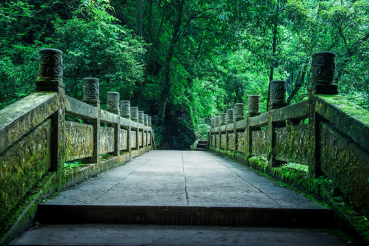 青城后山双石桥