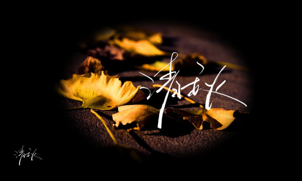 清秋書法藝術(shù)字