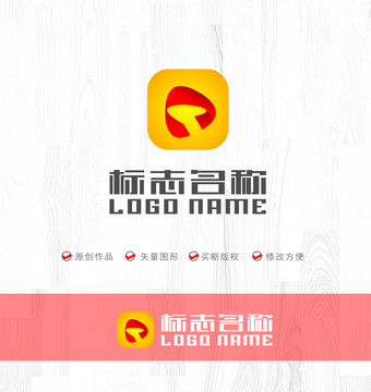 C字母G标志播放LOGO