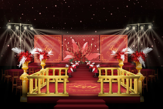 紅金色儀式區(qū)