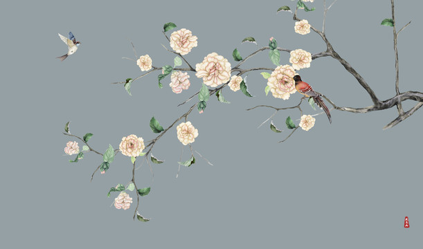 工筆花鳥圖