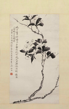 陳師曾梨花圖軸
