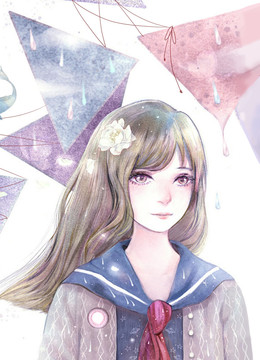 女孩右
