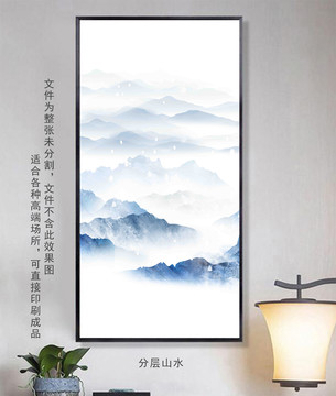 玄關(guān)水墨壁畫