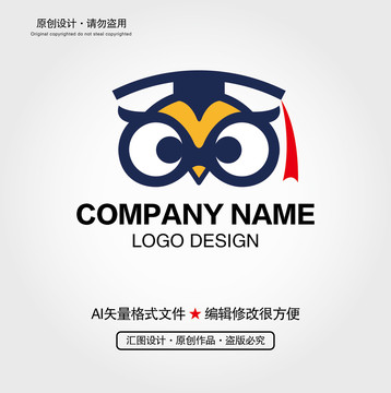 貓頭鷹博士LOGO