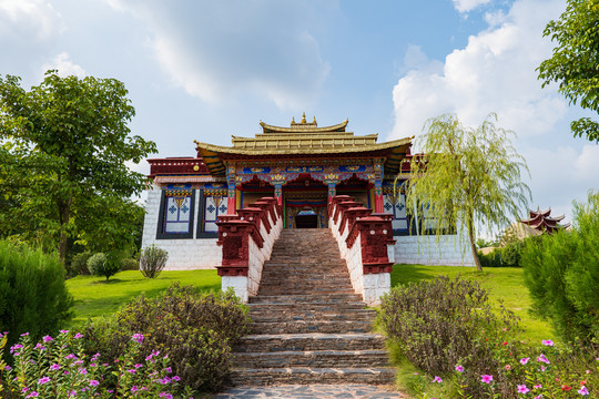 藏式建筑藏族民居