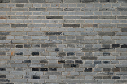 中式围墙青砖墙