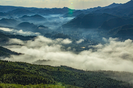 云海远山