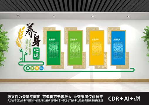 養(yǎng)身文化墻