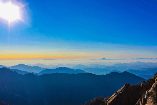 水墨黄山