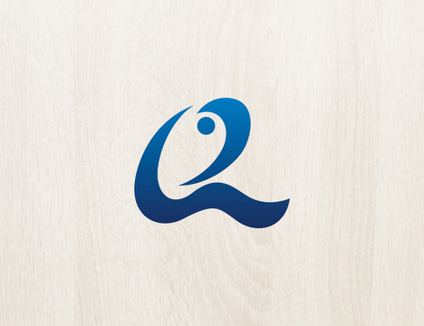 logo标志商标字体设计Q