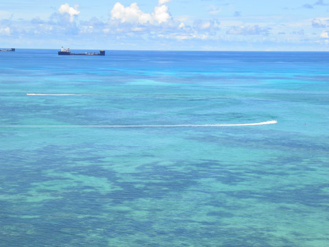 塞班海面