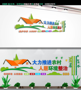人居環(huán)境文化墻