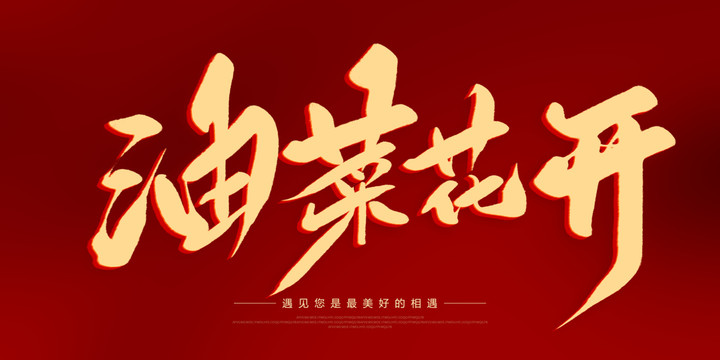 油菜花開