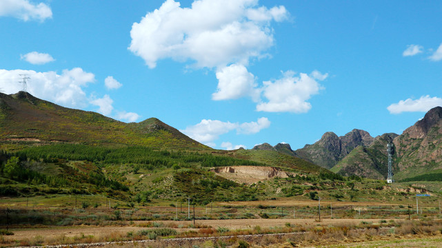 群山风景