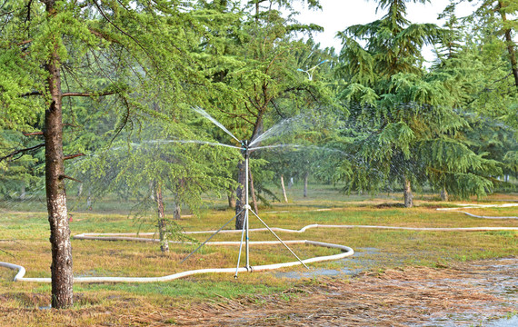 园林自动喷水设施