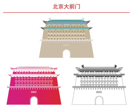 北京大前門