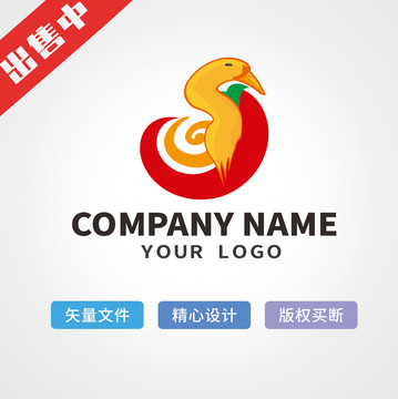 鸭logo