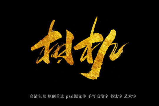 相機書法藝術字