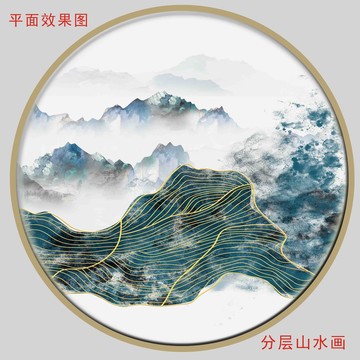 北歐線條抽象畫