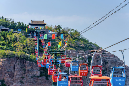 山东烟台蓬莱阁旅游景区田横山