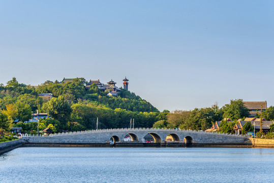 中国山东烟台蓬莱阁风景区