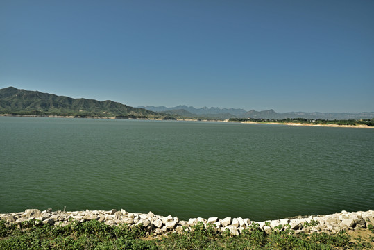 红色旅游经典景区西柏坡岗南水库