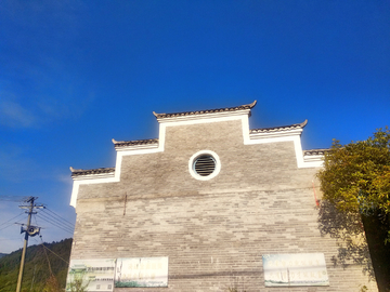 仿古建筑墙壁