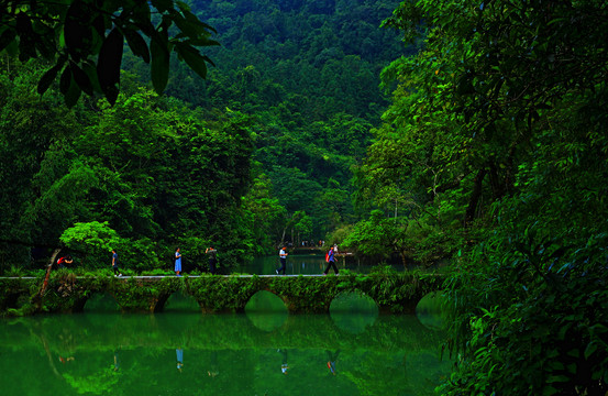 贵州荔波小七孔风景区