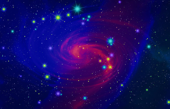 漩渦星空