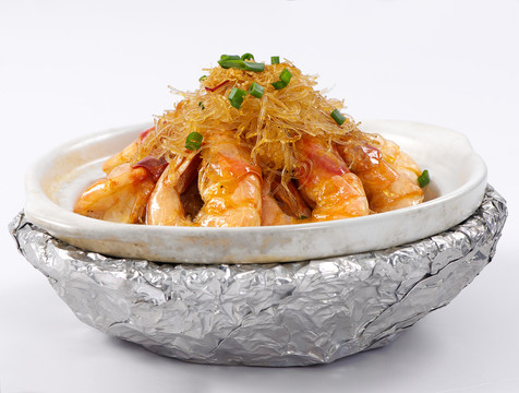 大蝦粉絲煲