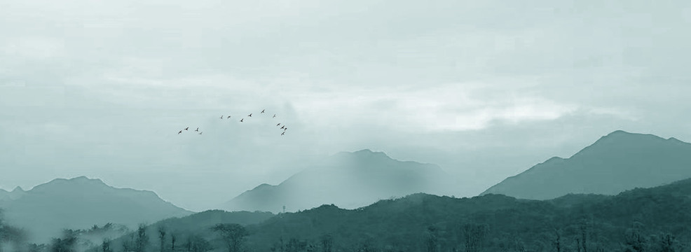 水墨山水风景