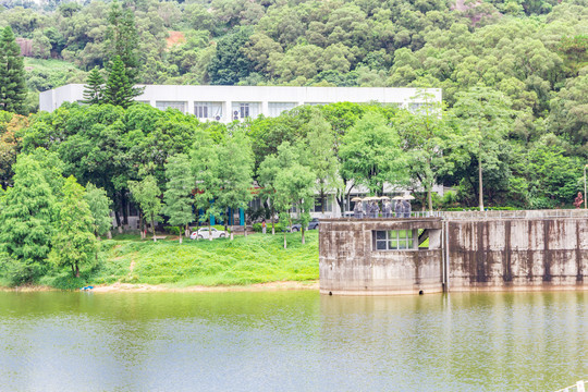 汕头大学水库湖畔风光