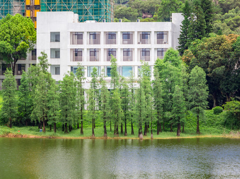 汕头大学水库湖畔风光