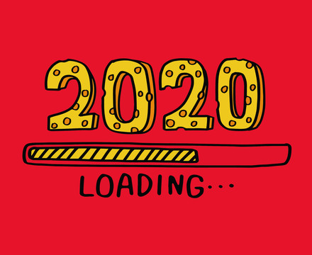 2020年倒计时插画