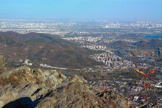 北京香山鸟瞰