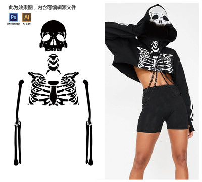 服裝骷髏