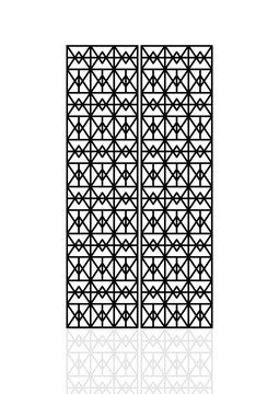 鐵藝屏風(fēng)裝飾