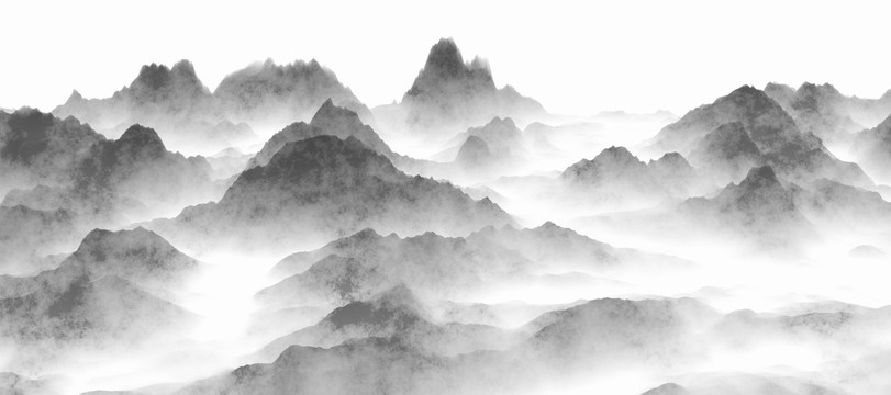 水墨山水畫
